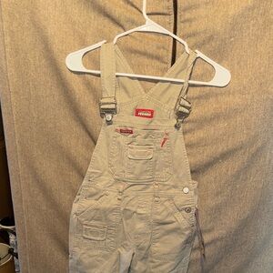 🧵 Squeeze Vintage-Style Khaki Overalls – Size Small (NWT)